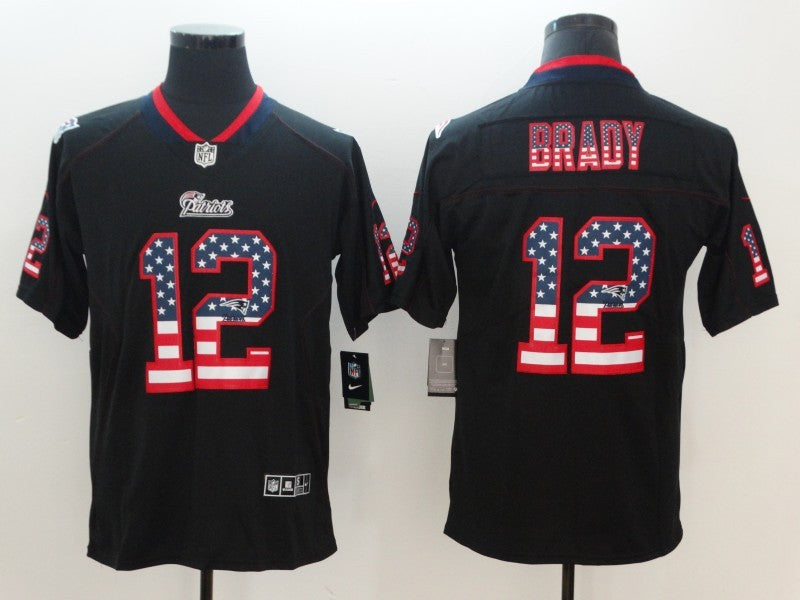 CAMISA  NEW ENGLAND PATRIOTS - NFL - PRETO, AZUL, VERMELHO E BRANCO