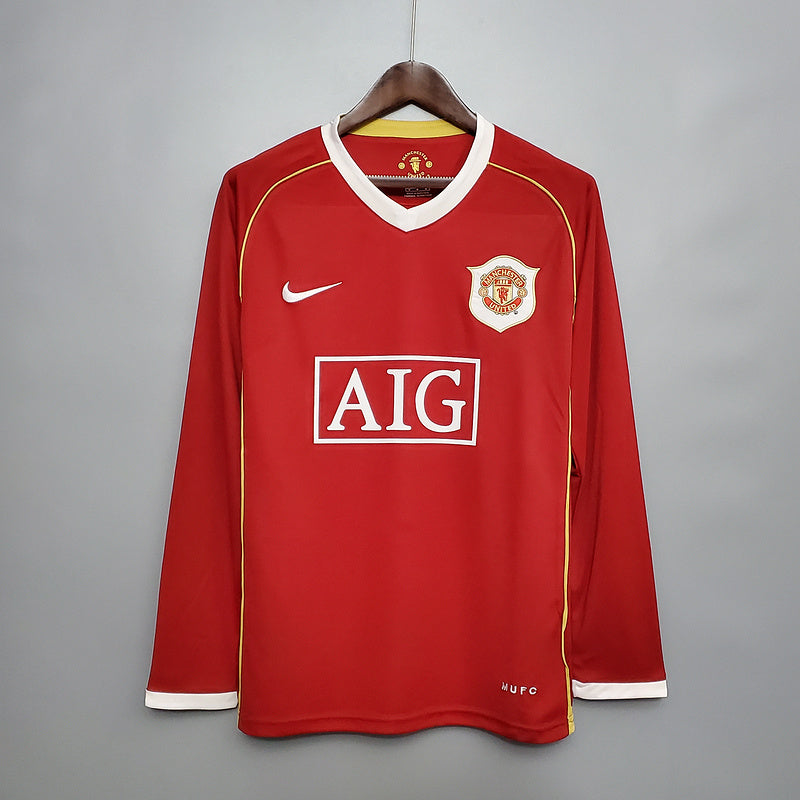 MANGA LONGA MANCHESTER UNITED - RETRÔ - TORCEDOR - 2006