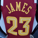 CAMISA CLEVELAND CAVALIERS - CITY EDITION 75TH ANNIVERSARY - NIKE BRILHANTE - VERMELHA - 2021/ 2022