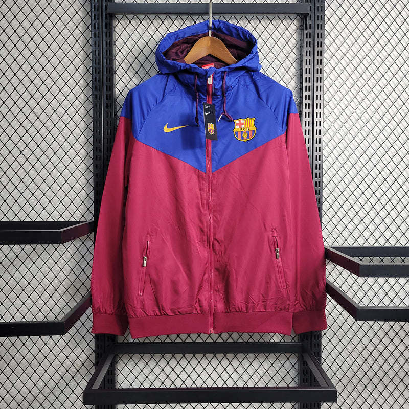 CORTA VENTO - BARCELONA - VERMELHO E AZUL
