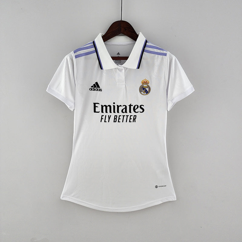 CAMISA REAL MADRID - CASA/ HOME - FEMININO - 22/ 23