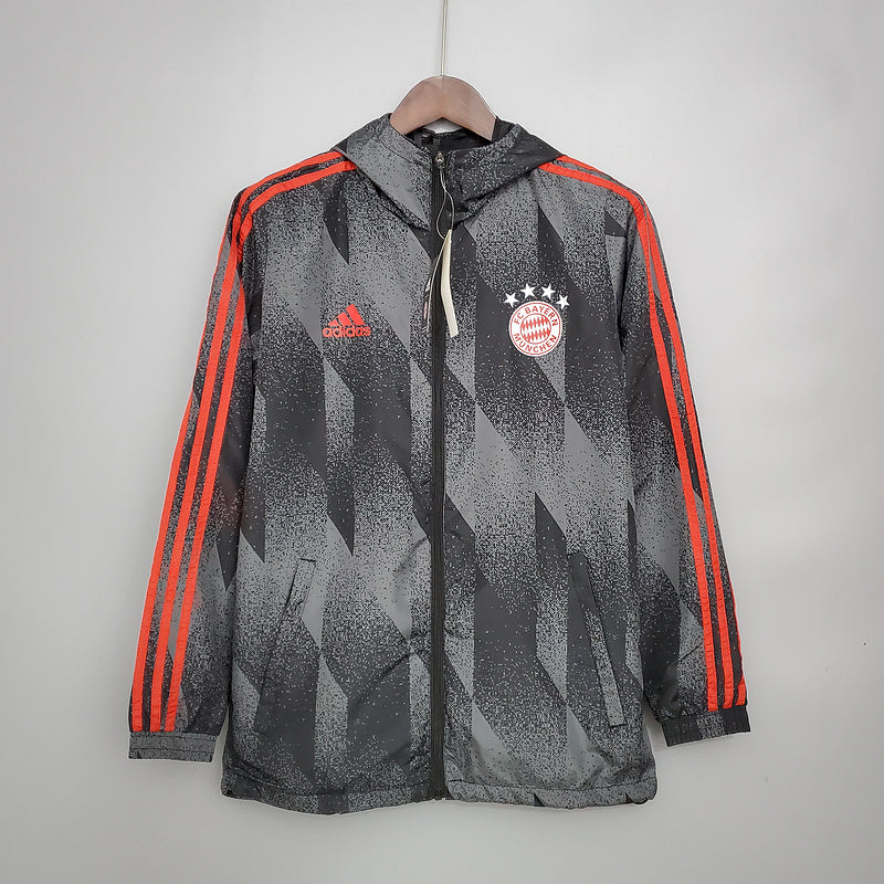 CORTA VENTO - BAYERN DE MUNIQUE - PRETO E VERMELHO