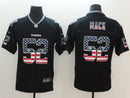 CAMISA  LAS VEGAS  RAIDERS - NFL - PRETO, AZUL, VERMELHO E BRANCO