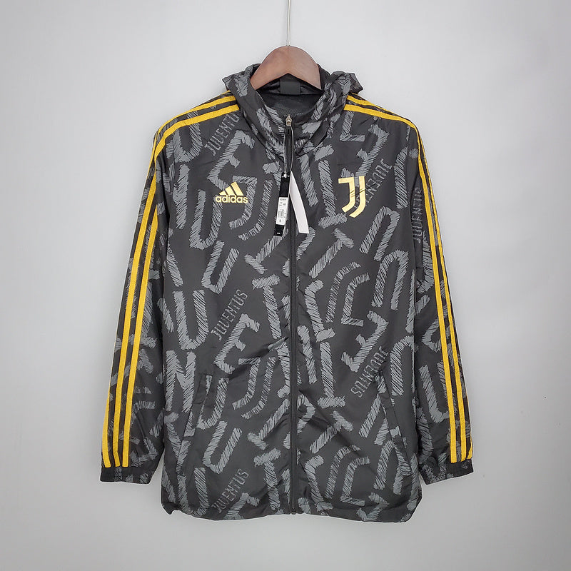 CORTA VENTO - JUVENTUS - PRETO E AMARELO