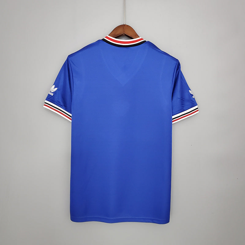 CAMISA MANCHESTER UNITED - RETRÔ - TORCEDOR - 1985/1986