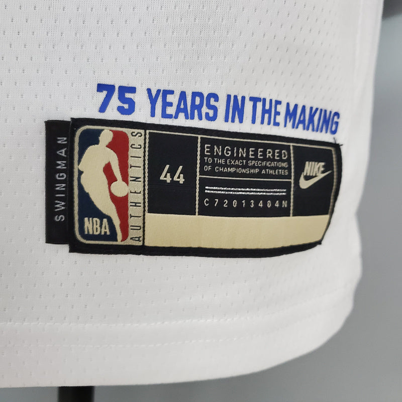 CAMISA NEW YORK KNICKS - 75 ANOS DE NBA - BRANCO