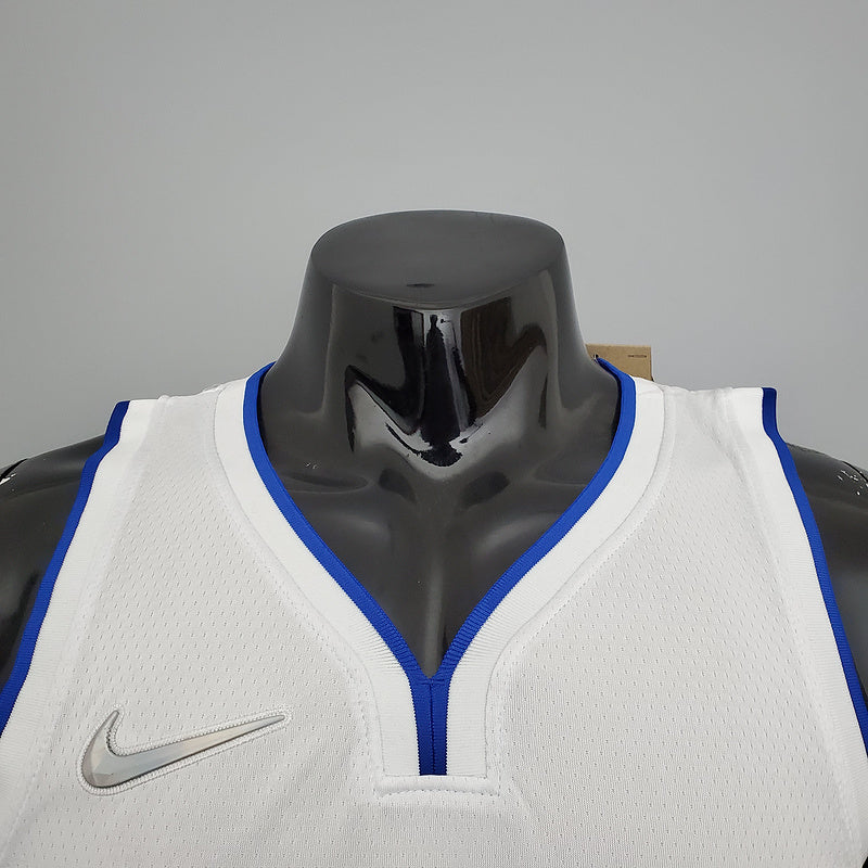 CAMISA DETROIT PISTONS - BRANCA COM NIKE BRILHANTE - ICON EDITION 75TH ANNIVERSARY - 2021/ 2022