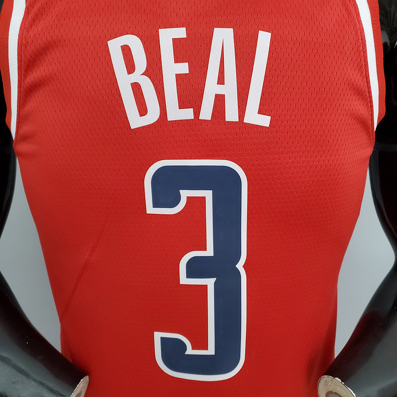 CAMISA WASHINGTON WIZARDS - 75TH ANNIVERSARY - VERMELHA - ICON EDITION - 2021