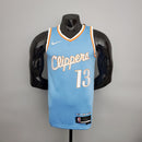 CAMISA LOS ANGELES CLIPPERS - AZUL COM NIKE BRILHANTE - CITY EDITION 75TH ANNIVERSARY - 2021/ 2022