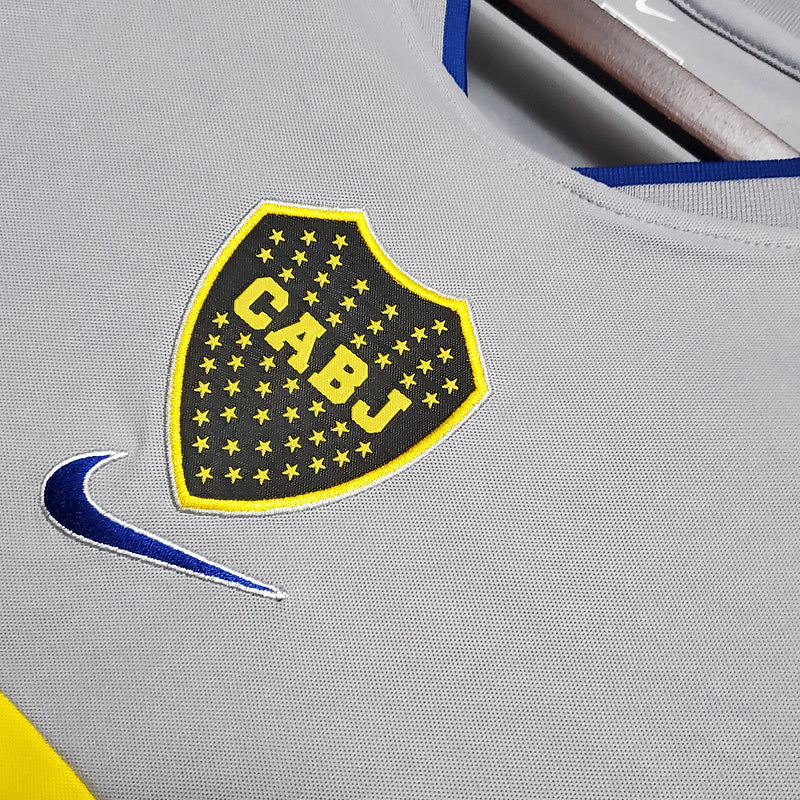 CAMISA BOCA JUNIORS - RETRÔ - TORCEDOR - 2002