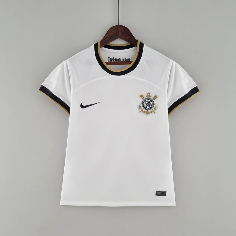CAMISA CORINTHIANS - CASA/ HOME - FEMININO - 22/ 23