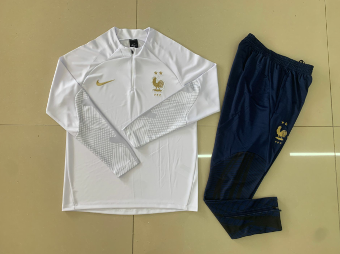 KIT PRÉ JOGO - FRANÇA - BRANCO E PRETO