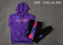 KIT MOLETOM - PARIS SAINT GERMAIN (PSG) - ROXO, ROSA E PRETO