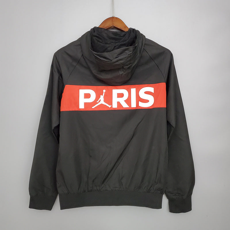 CORTA VENTO - PARIS SAINT GERMAIN (PSG) - PRETO, AZUL E VERMELHO
