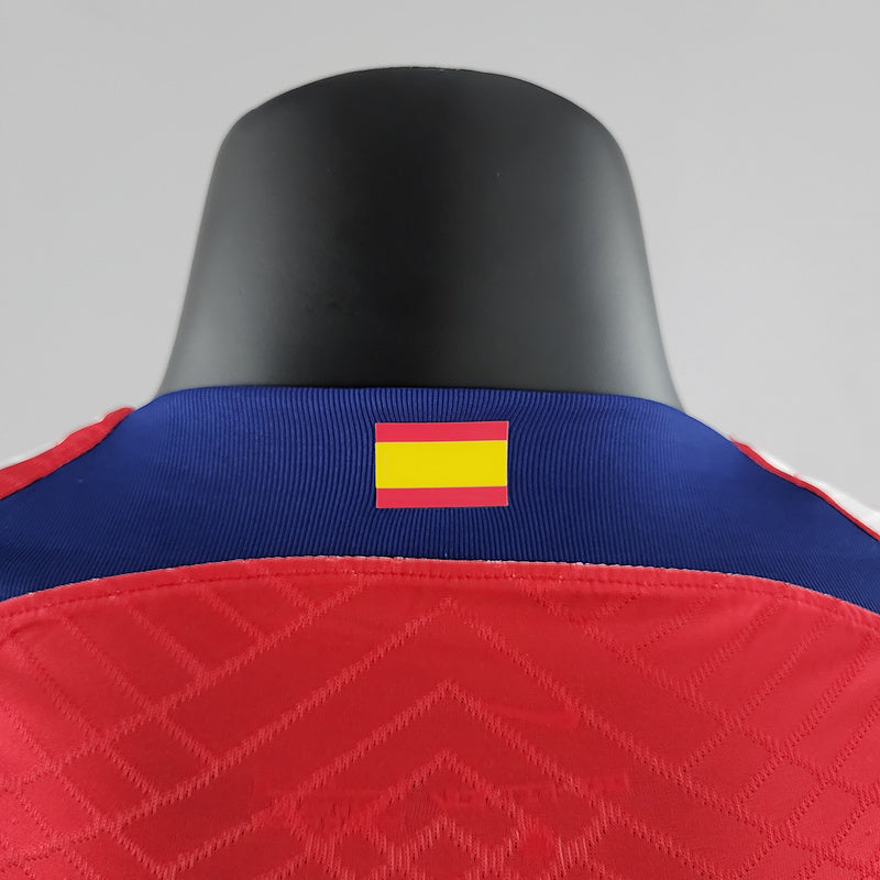 CAMISA ATLÉTICO DE MADRID - CASA/HOME - COM PATROCÍNIO - JOGADOR - 22/23