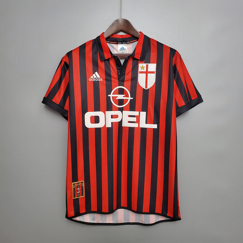 CAMISA MILAN - RETRÔ - TORCEDOR - 1999