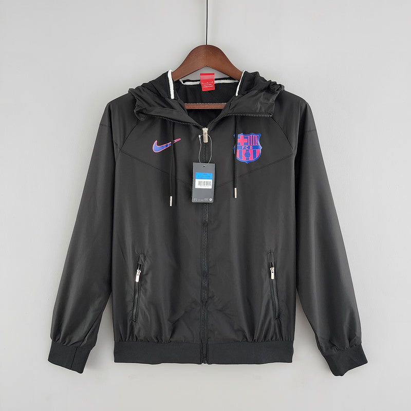 CORTA VENTO - BARCELONA - PRETO COM ROXO - 2022