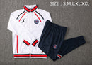 KIT PASSEIO - PARIS SAINT GERMAIN (PSG) -  BRANCO, AZUL, VERMELHO E PRETO