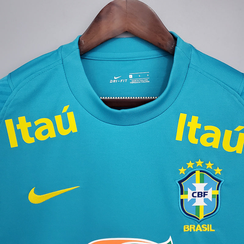 CAMISA BRASIL - TREINO - AZUL - TORCEDOR - 21/22