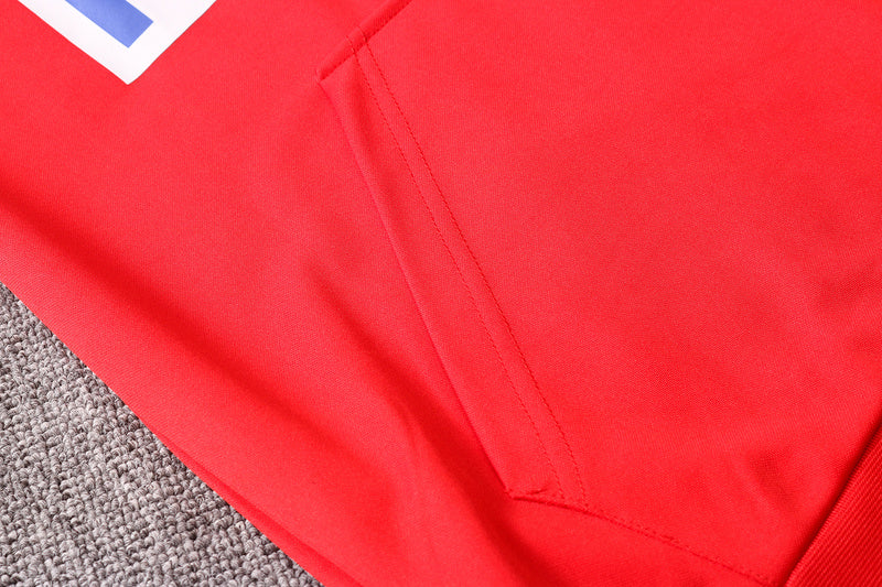 KIT MOLETOM - PARIS SAINT GERMAIN (PSG) - VERMELHO PARIS
