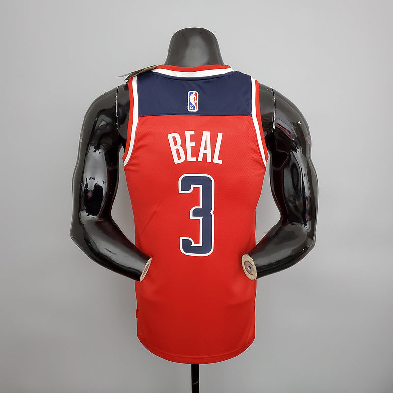 CAMISA WASHINGTON WIZARDS - 75TH ANNIVERSARY - VERMELHA - ICON EDITION - 2021