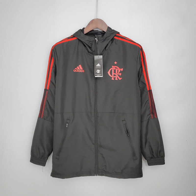 CORTA VENTO - FLAMENGO - PRETO E VERMELHO
