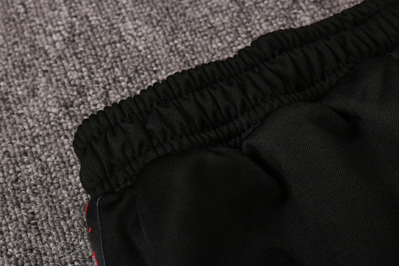 KIT PASSEIO COM CAPUZ - PARIS SAINT GERMAIN (PSG) - PRETO, VERMELHO E AZUL