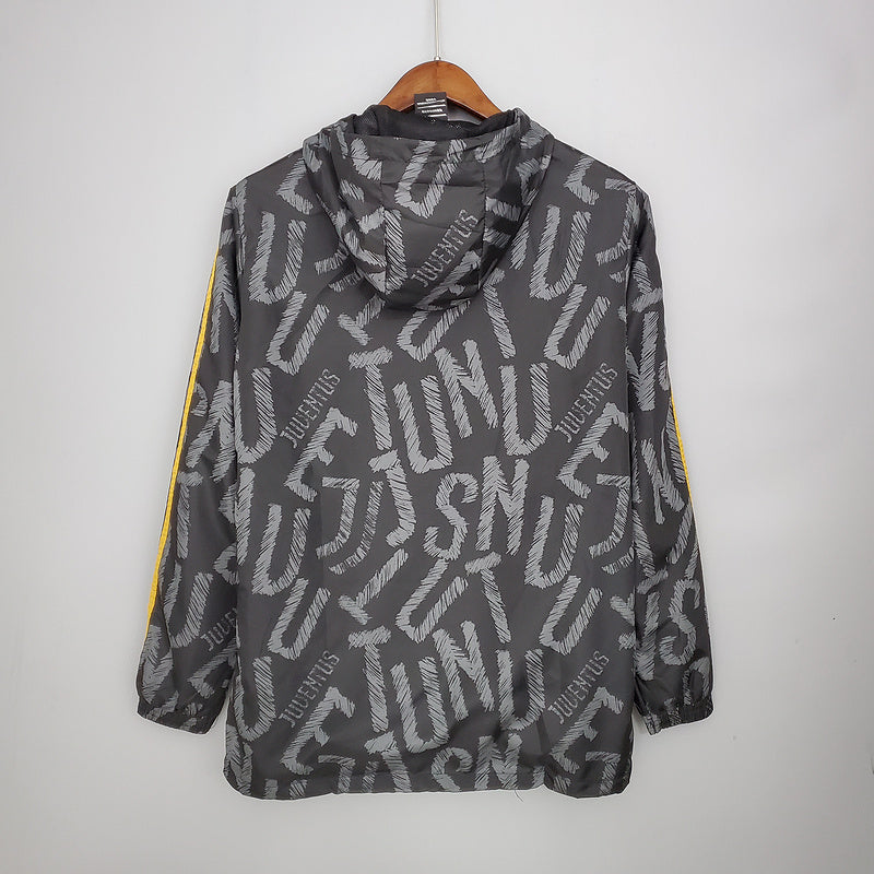 CORTA VENTO - JUVENTUS - PRETO E AMARELO