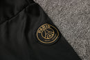 KIT MOLETOM - PARIS SAINT GERMAIN (PSG) -  PRETO, BRANCO E DOURADO JORDAN