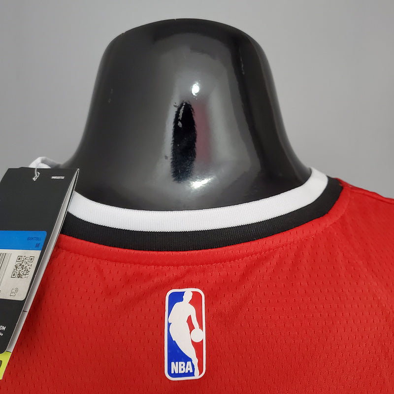 CAMISA PORTLAND TRAIL BLAZERS - RETRÔ - VERMELHA