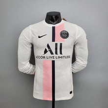 Carregar imagem no visualizador da galeria, CAMISA PARIS SAINT GERMAIN (PSG) - MANGA LONGA -  FORA/ AWAY - JOGADOR 21/22
