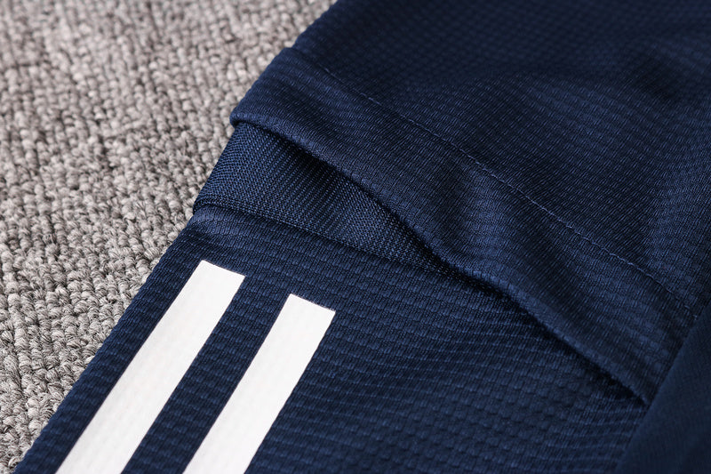 KIT PRÉ JOGO - BOCA JUNIORS - AZUL ESCURO E BRANCO