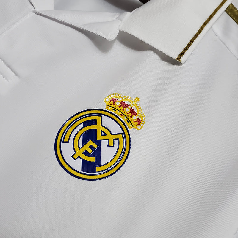 MANGA LONGA REAL MADRID - RETRÔ - TORCEDOR - 2011