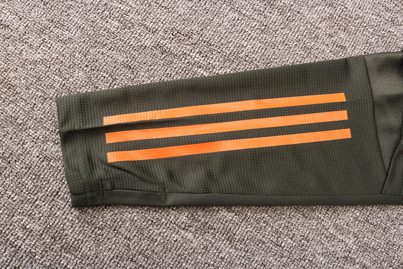 KIT PRÉ JOGO - MANCHESTER UNITED - CINZA, LARANJA E BRANCO
