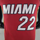 CAMISA MIAMI HEAT - ICON EDITION 75TH ANNIVERSARY - NIKE BRILHANTE - VERMELHA - 2021/ 2022