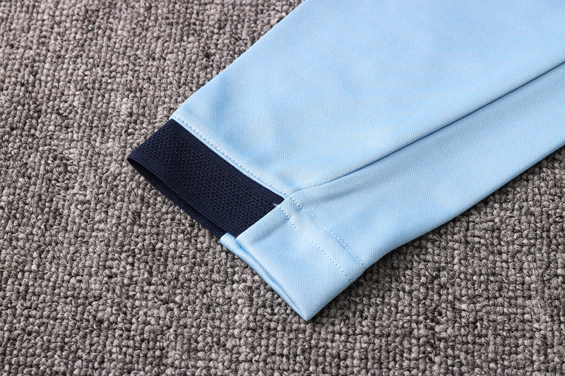 KIT PRÉ JOGO - MANCHESTER CITY - AZUL ESCURO E AZUL CLARO