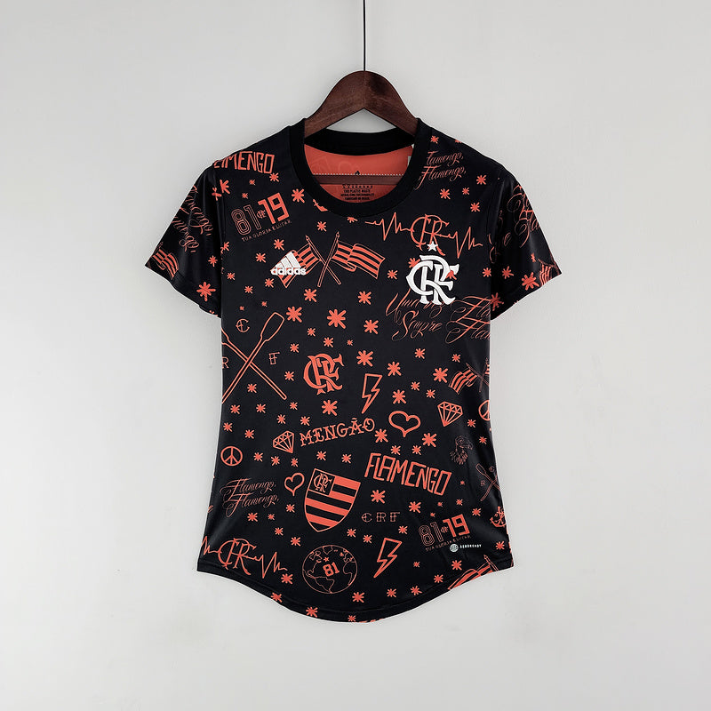 CAMISA FLAMENGO - PRÉ JOGO - FEMININO - 22/ 23