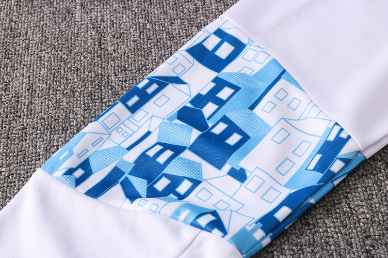 KIT PRÉ JOGO - OLYMPIQUE DE MARSEILLE - AZUL E BRANCO