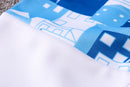 KIT PASSEIO - OLYMPIQUE MARSEILLE - BRANCO, AZUL CLARO E AZUL MARINHO