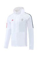 CORTA VENTO - PSG - BRANCO, VERMELHO E AZUL