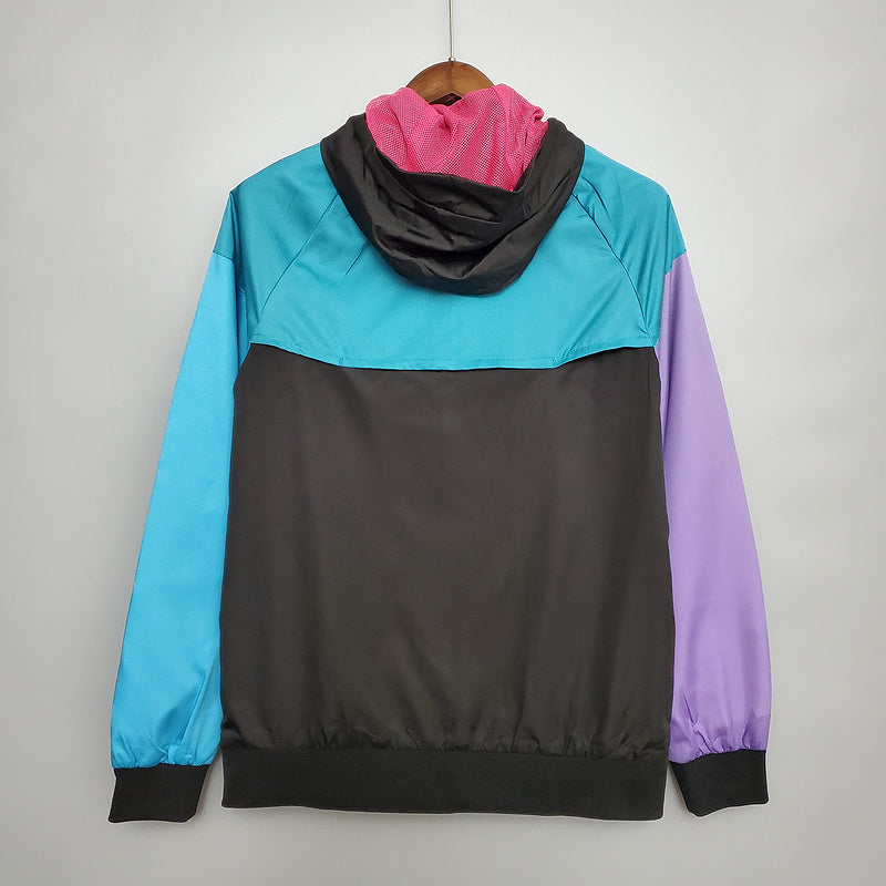 CORTA VENTO - PARIS SAINT GERMAIN (PSG) - PRETO, AZUL E ROXO