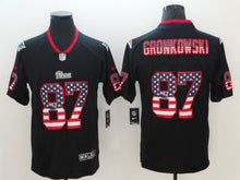 Carregar imagem no visualizador da galeria, CAMISA  NEW ENGLAND PATRIOTS - NFL - PRETO, AZUL, VERMELHO E BRANCO
