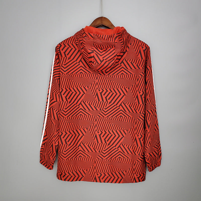 CORTA VENTO - FLAMENGO - VERMELHO E PRETO