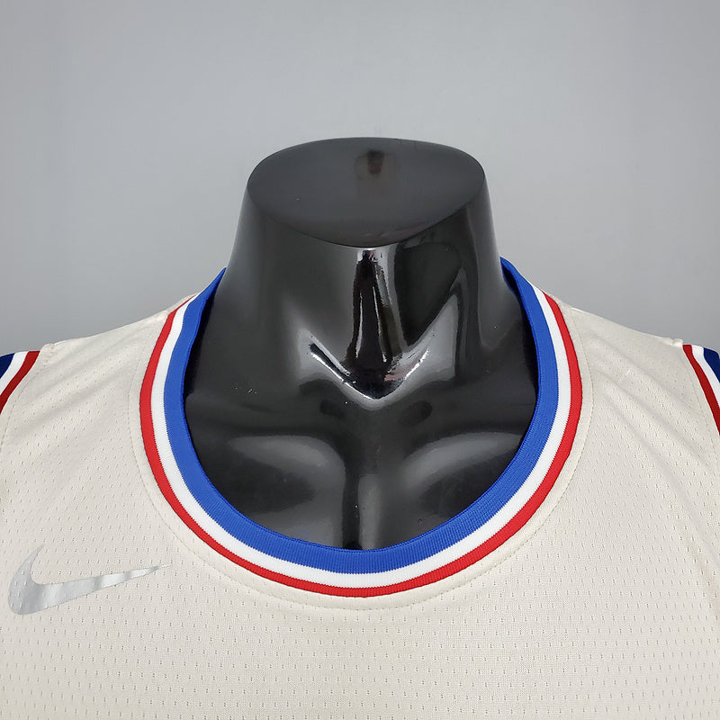 CAMISA PHILADELPHIA 76ers - BRANCO E AZUL - EDIÇÃO 2021