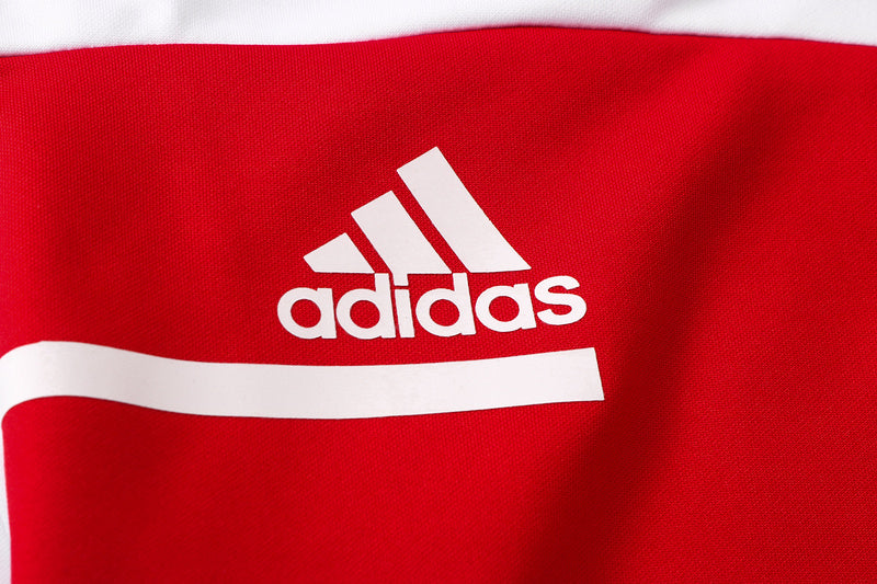 KIT PASSEIO COM CAPUZ - ARSENAL - VERMELHO E BRANCO