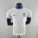 CAMISA BRASIL - BRANCA E AZUL - CONCEITO - JOGADOR - 22/23