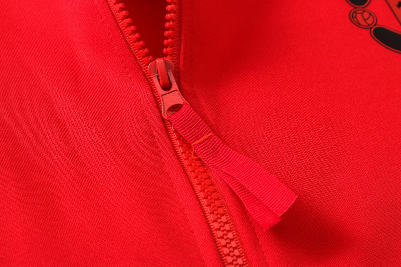 KIT PASSEIO COM CAPUZ - MANCHESTER UNITED - AZUL ESCURO BÁSICO