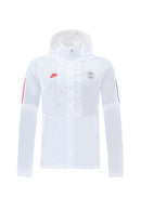 CORTA VENTO - PSG - BRANCO, VERMELHO E AZUL