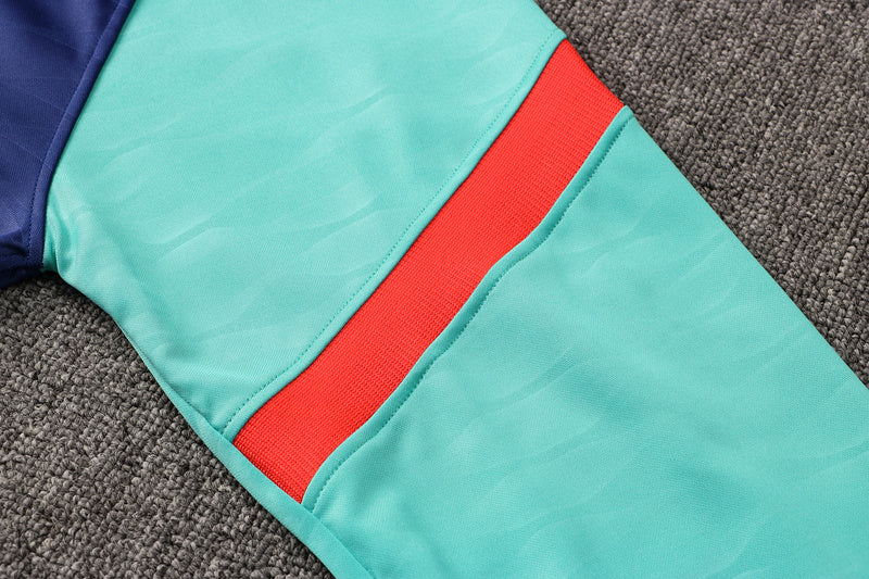 KIT PRÉ JOGO - BARCELONA - AZUL, VERDE ÀGUA E VERMELHO