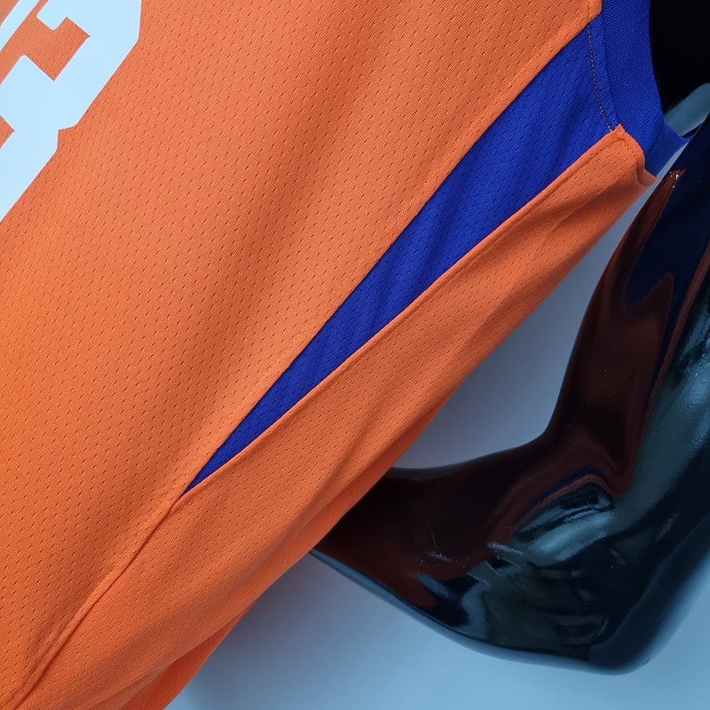 CAMISA PHOENIX SUNS - LARANJA COM JORDAN BRILHANTE - CITY EDITION 75TH ANNIVERSARY - 2022